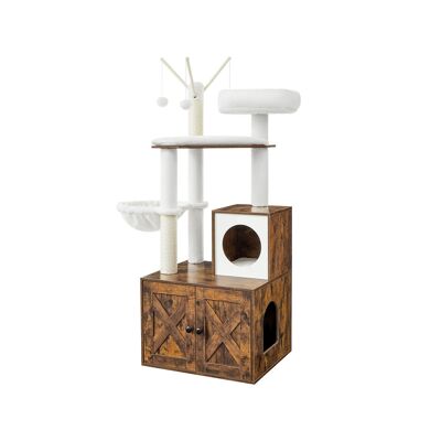 Cat tree with cat furniture