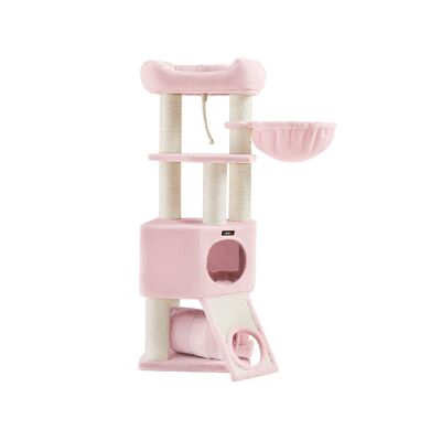 Kattenboom met fetch 50 x 50 x 141 cm pastel pink