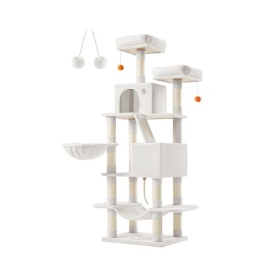 Grande pallet per granchi con 13 pallet per granchi, bianco crema