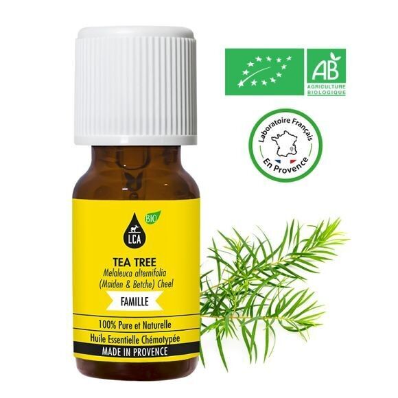 Aceite esencial de árbol de té orgánico