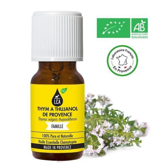 Aceite esencial de tomillo orgánico con tujanol de Provenza