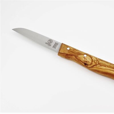 Couteau de cuisine original Solingen avec manche en bois d'olivier