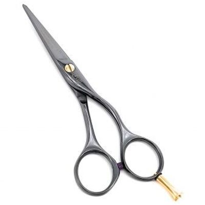NTS-Solingen hair scissors Ergo Line Black Titan, Premium Edition