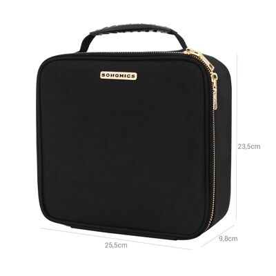 Sac cosmétique noir de voyage