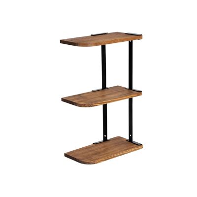 Verstelbare wandplank met houtlook