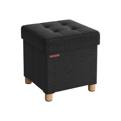 Banco opcional 38 x 38 x 40 cm con opbergruimte negro