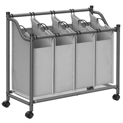 Wasmand 4 x 35 L grigio