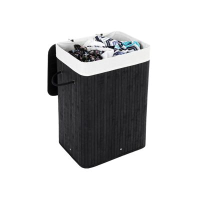 Bamboe wasmand 72 L nero