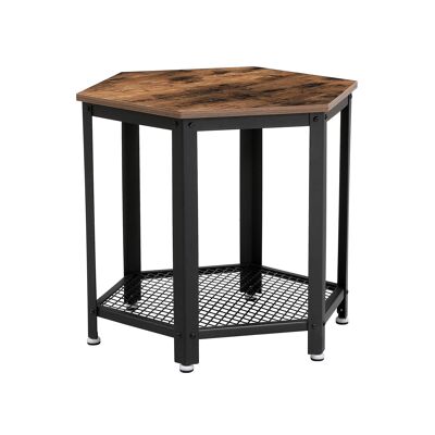 Design industriale bijzettafel Hexagon