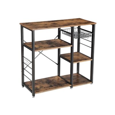 Keukenplank con aspecto industrial