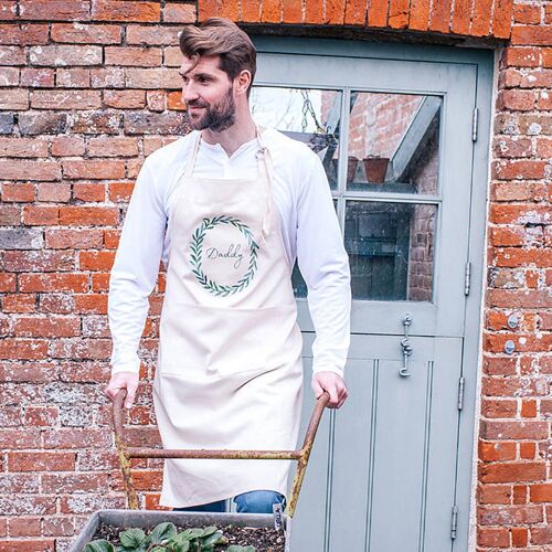 Eucalyptus Wreath Cotton Apron