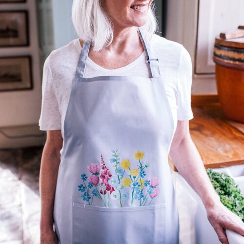 A Pocket Of Flowers Apron