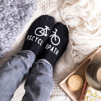 Chaussettes Fan de cyclisme Pscyclopath 1