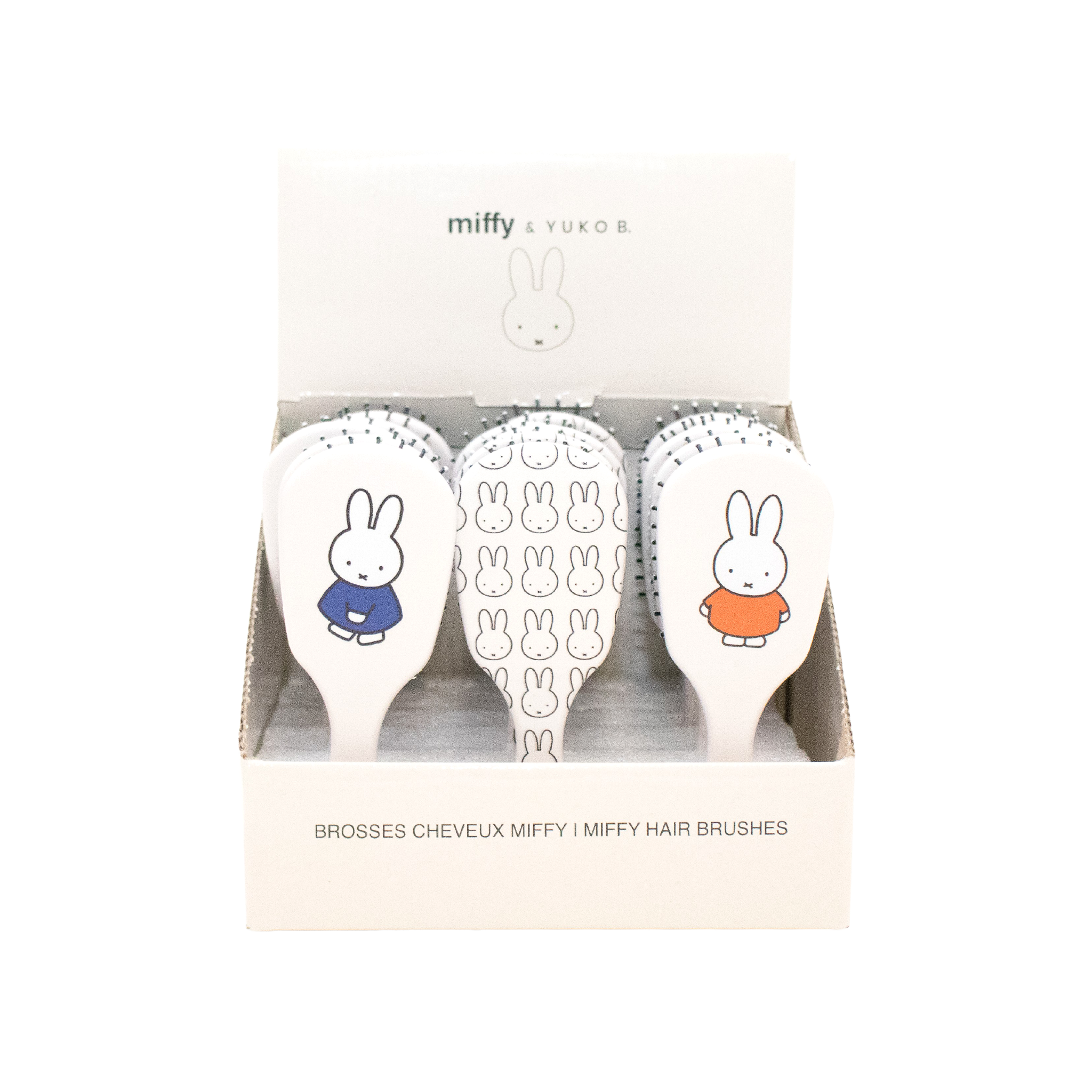 Display of 15 Miffy Brushes I Collection ©Mercis Bv