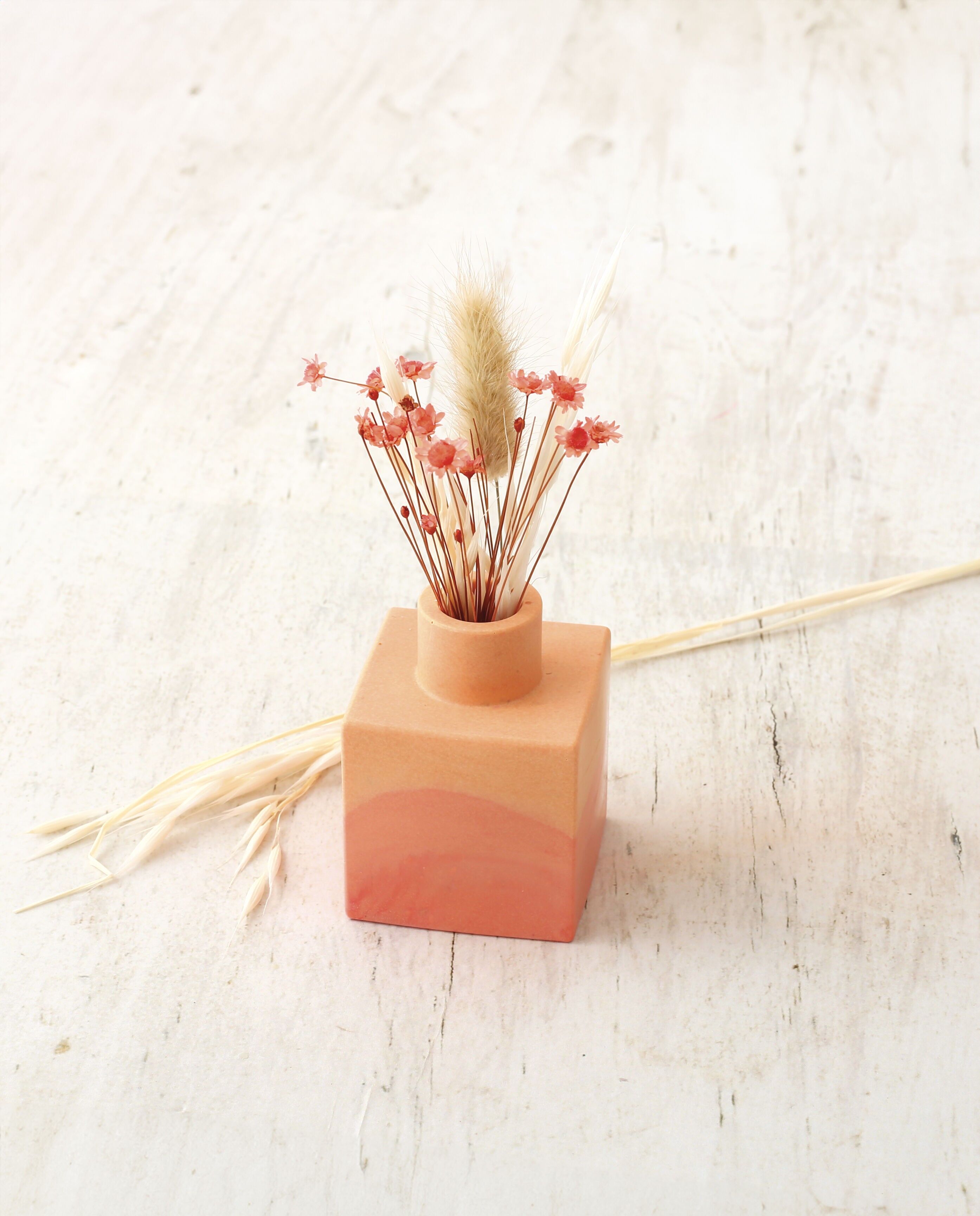 JESMONITE SILIKONFORM MINI QUADRATISCHE VASE/KERZENHALTER