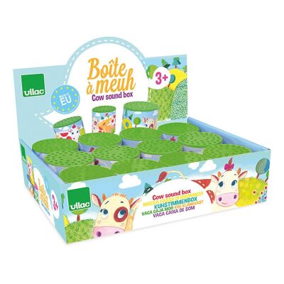 Présentoir de 12 boîtes à meuh
