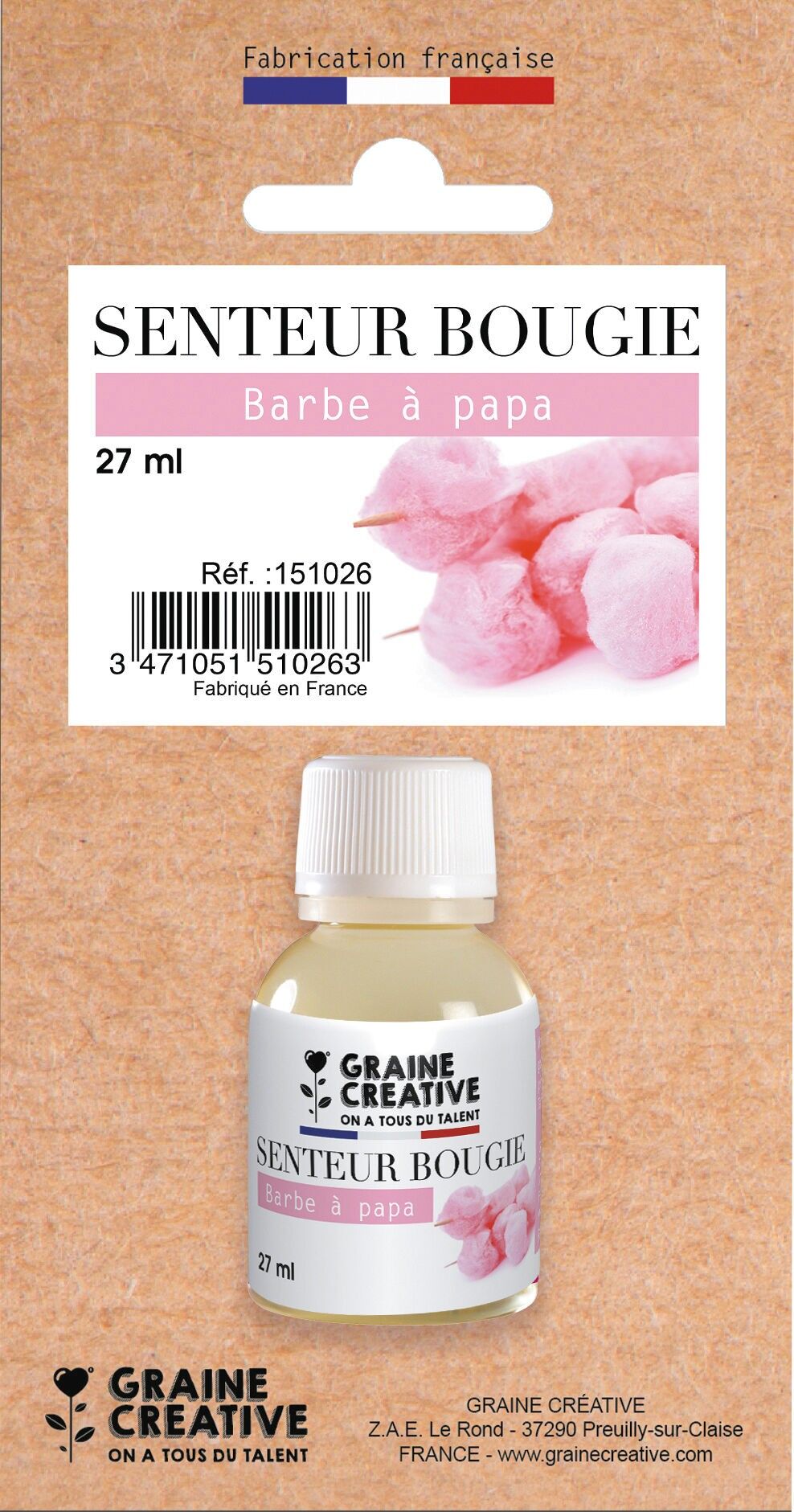 Duft nach Zuckerwatte für die Haut, 27 ml