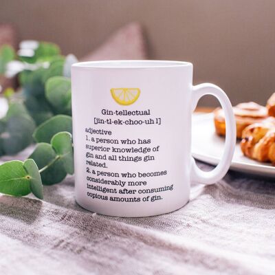 Gintellectual Dictionary Definition Mug