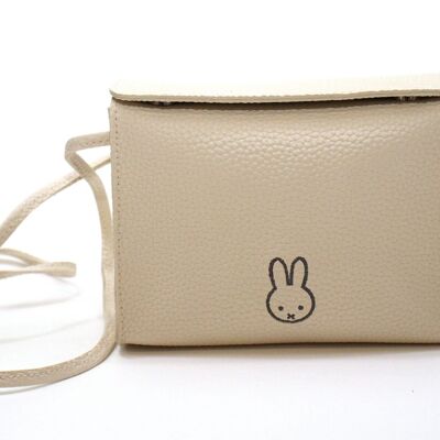 Borsa a tracolla beige per bambini Miffy Promenade ©Mercis Bv.