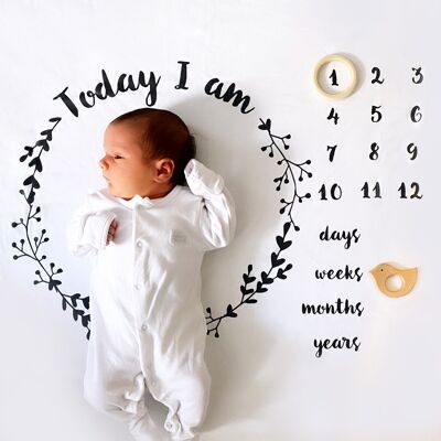 Manta Botanical Baby Milestone