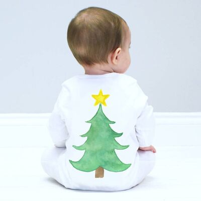 Pyjama bébé arbre de Noël
