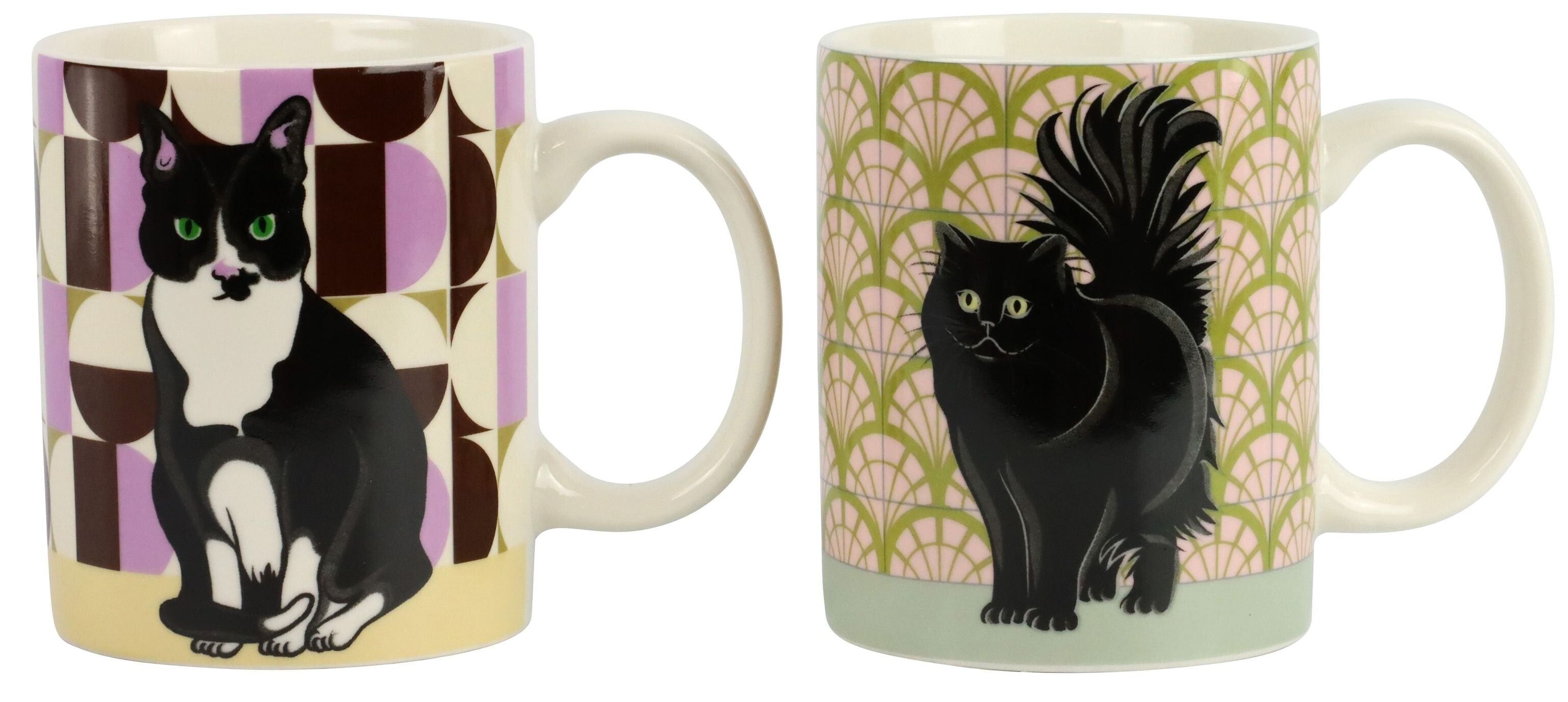 Juego de 2 tazas con asa de Cute Cats (HOFF1500)