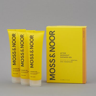 Gel Douche After Workout - Pamplemousse Frais - Pack de 3 (3 x 150 ml)