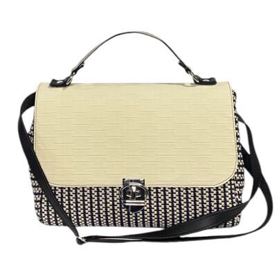 Miura Maxi - Sac à main et sac à bandoulière pour femme en tissu bleu Chicco