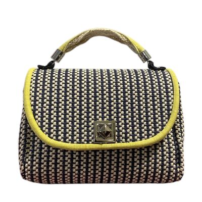 Miura Mini - Sac à main et sac à bandoulière pour femme en tissu bleu Chicco