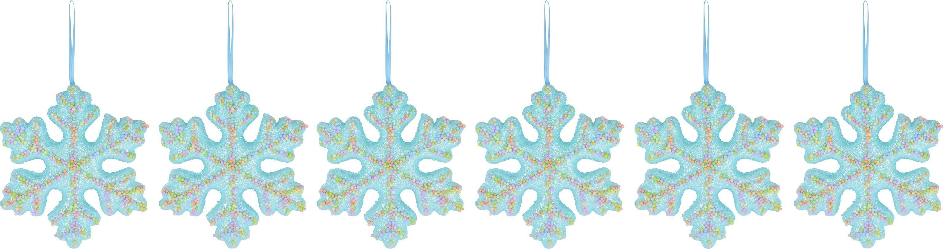 SNOWFLAKE JOLLY XMAS  6 TEILIGES SET (HOFF4325)