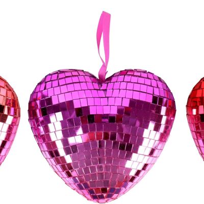 Conjunto de 3 corazones con encanto de mosaico (HOFF7881)
