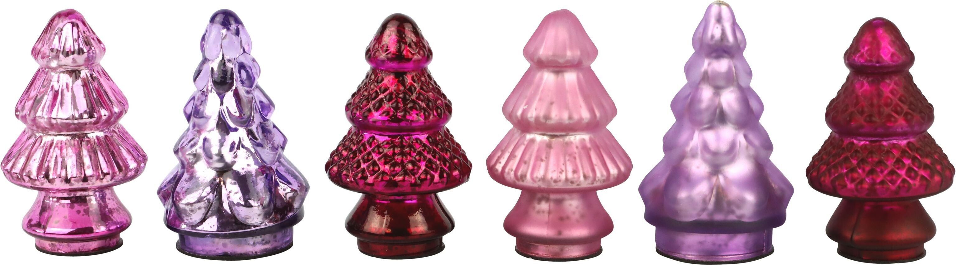 GLASBÄUME CARNIVAL  6 TEILIGES SET (HOFF8284)
