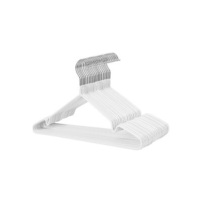 Metal clothes hangers set of 20