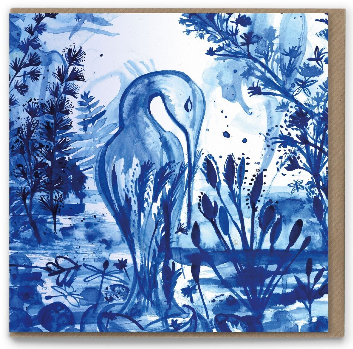 Creative Lake Blank Greetings Card