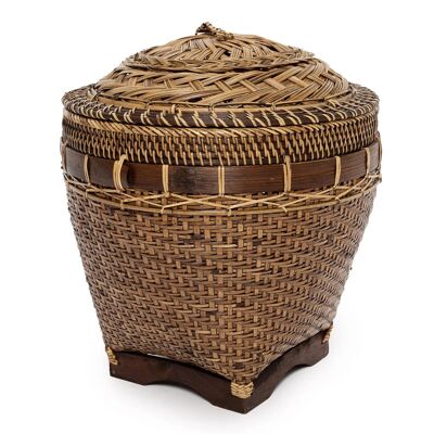 Le panier de rangement colonial - Marron naturel - L