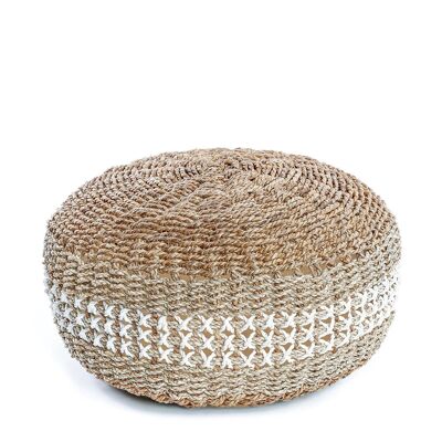 El puf de macramé