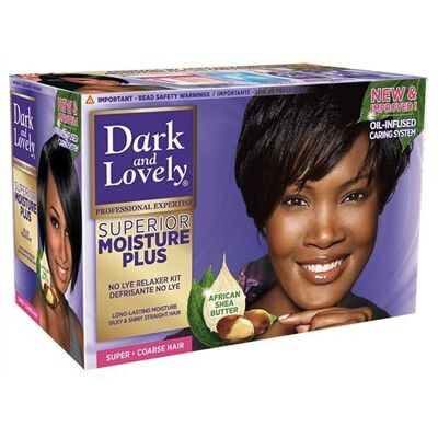 Kit de alisado sin lejía Dark&Lovely Super
