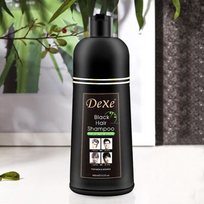 Champú colorante negro DEXE 400 ml