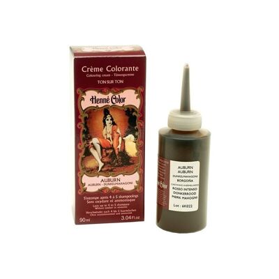 Crema colorante de henna 90 ml AUBURN