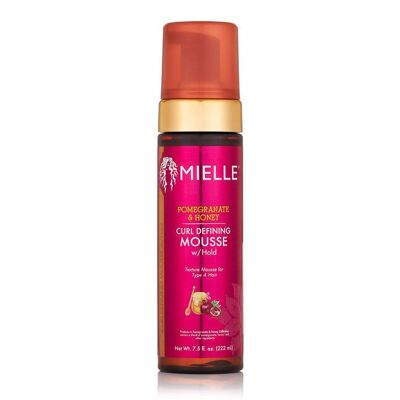 Mousse definidora de rizos de granada y miel de Mielle (222 ml)