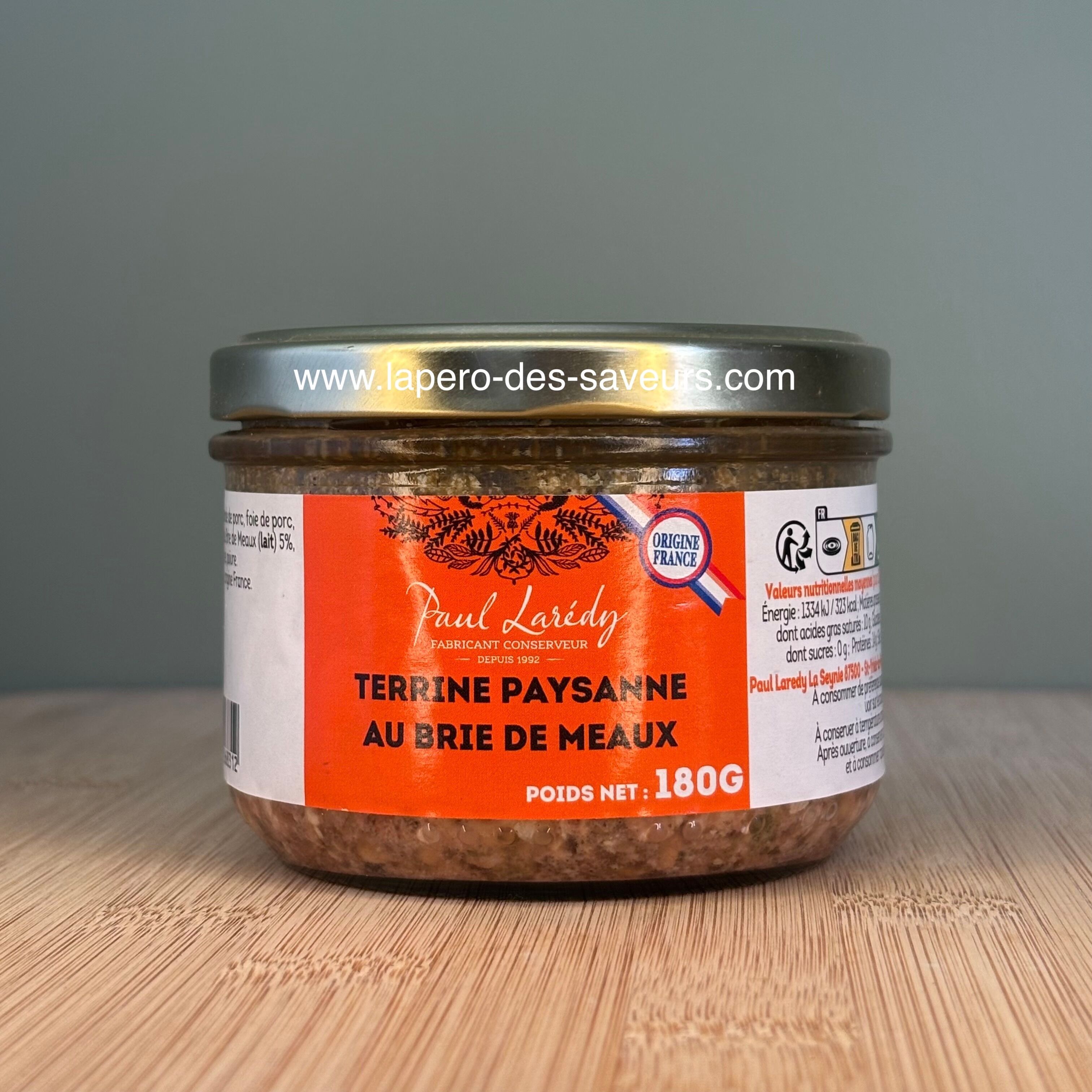 Bauernterrine mit Brie de Meaux 180g