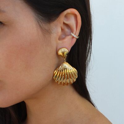 Shell earrings | Handmade jewelry in France
