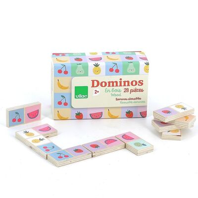 Dominos en bois, Fruits et légumes - Sarah Betz