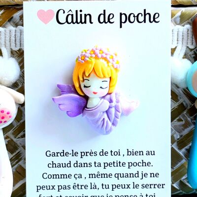 Accessoires enfants style kawaii carte calin de poche