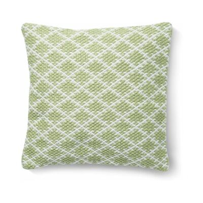 Coussin en treillis tissé Hug Rug vert