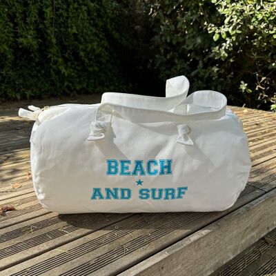 Borsa da viaggio "Beach and Surf" blu e blu