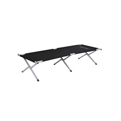 Lit de camping 190 x 64 x 42 cm Noir