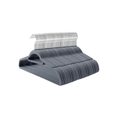 Colgantes de terciopelo 100 piezas gris claro