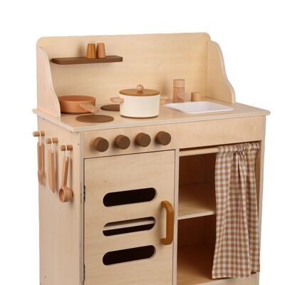 Cucina giocattolo in legno Atan Terra con accessori / cucina giocattolo per bambini
