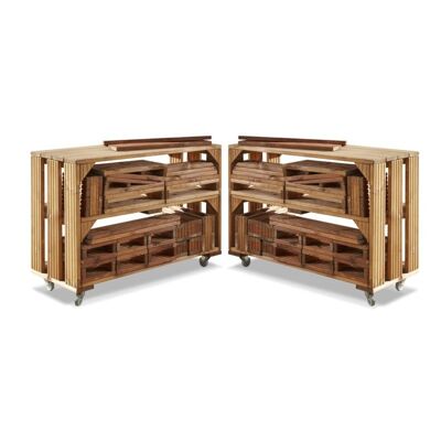 Cosy Complete 2 Big Block Trolleys And 50 Blocks Set - 34845